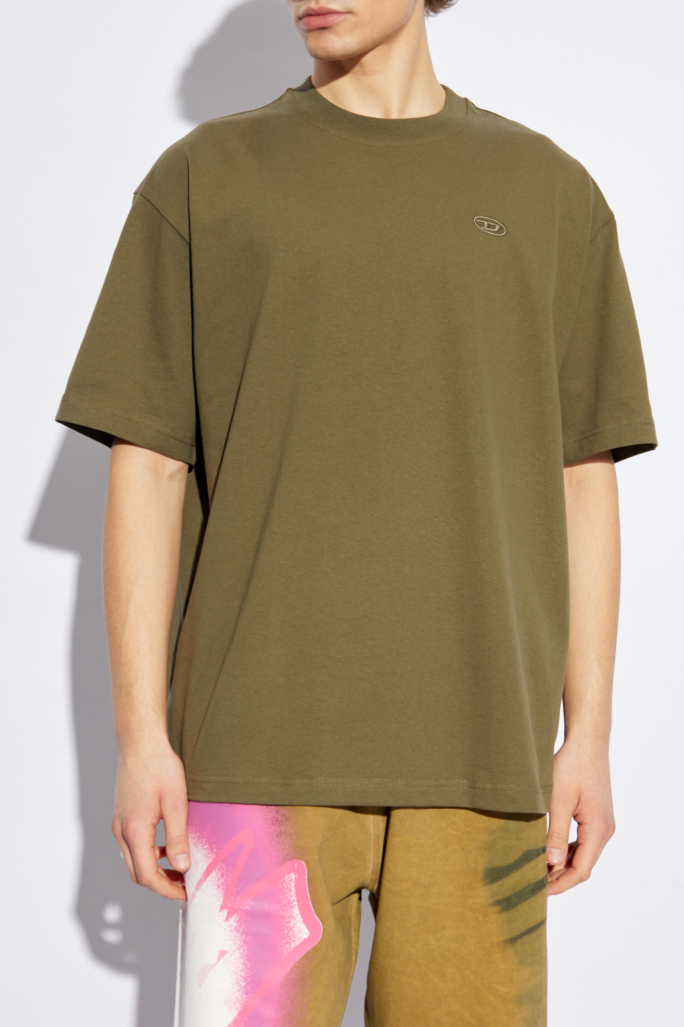 DIESEL Tシャツ オーバルD A11302-0HGAM T-BOGGY-MEGOVAL-D-9XX DIESEL ディーゼル メンズ Tシャツ T BOGGY MEGOVAL D A11302